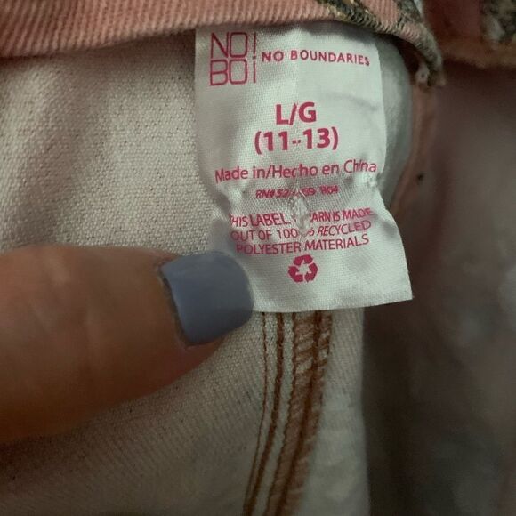 No Boundaries Floral Overalls Dress Juniors Sz 11 - Picture 7 of 10